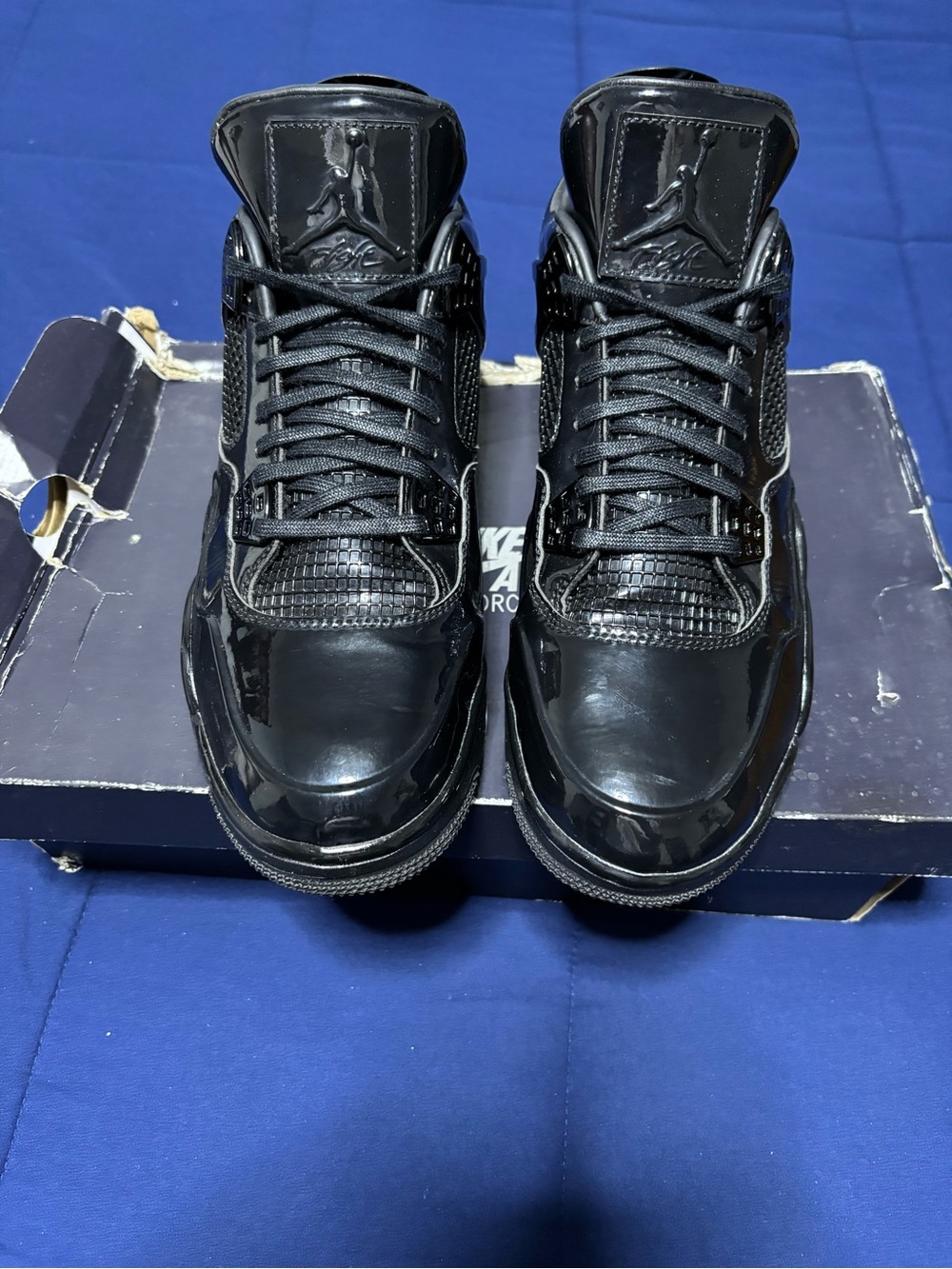 Jordan 4 Retro OG 11Lab4 Black Size 12